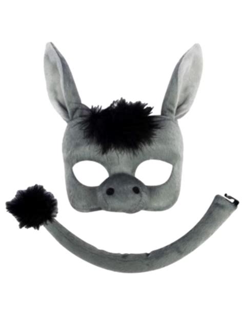 deluxe animal mask donkey  children  adults
