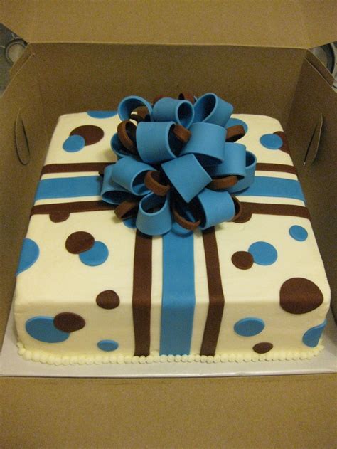 A Piece Of Cake Present Cakes Present Cake Birthday Cakes For Men