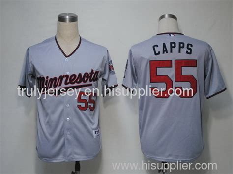 mlb jerseys minnesota twins  capps grey products china products