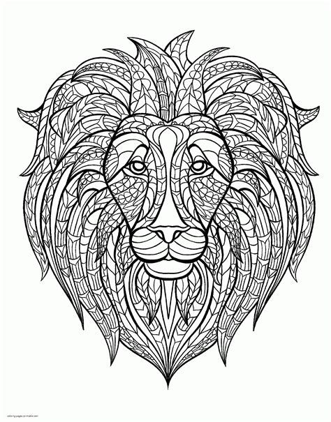 lion head coloring pages coloring pages printablecom