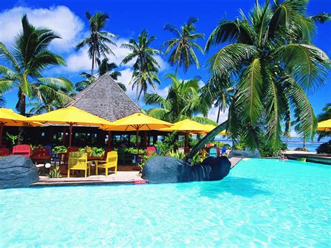 rarotongan beach resort lagoonarium cook islands accommodation