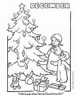Coloring Pages Winter Christmas December Printable Sheets Tree Kids Colouring Solstice Te Print Trees Color Amo Santa Sheet Fitness Activities sketch template
