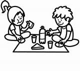 Picknick Malvorlage Ausmalbild Kindergeburtstag Ausmalen Kostenlose Mit Kuchen Vierten Schule Mädchen Bunt Ausgemalt Darauf Farbstiften Wartet sketch template