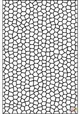 Coloring Mosaic Pattern Pages Tiles Printable sketch template