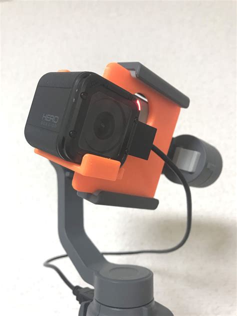 gopro session mount adapter  dji osmo mobile  adapter view