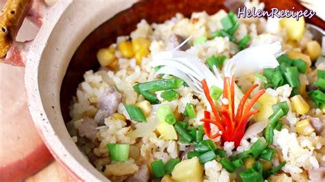 claypot fried rice  chien tay cam helens recipes youtube