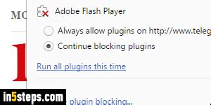 enable flash   plugins  demand  chrome