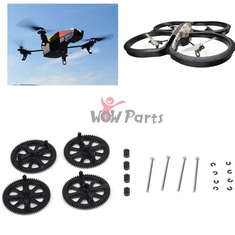 parrot ar drone  spare parts pinion gear gears shaft replacement set kit rc big drone