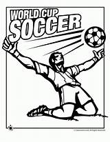Coloring Pages Soccer Printable Kids Popular sketch template