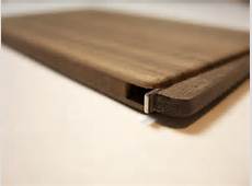 wood business card holder. slim. walnut. by yournestinspired