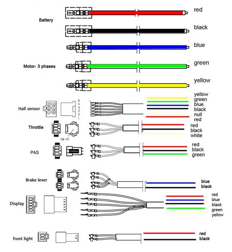 electric bike controller wire diagram