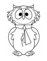 Owl Eulen Eule Sowa Krawatte Wiser Drukuj sketch template