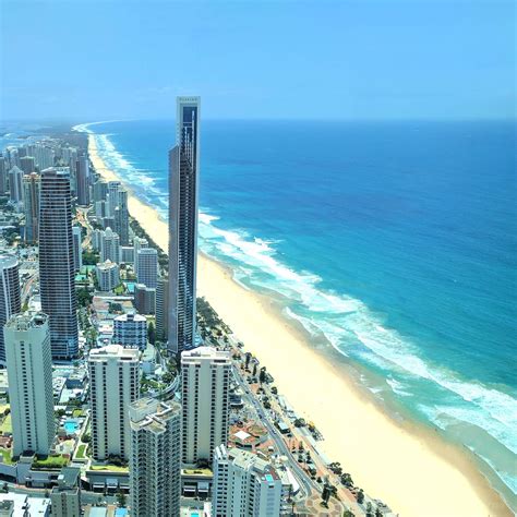 the gold coast is a beautiful beach paradise 1 hour south of brisbane