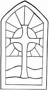 Stained Glass Easter Church Window Patterns Templates Christmas Clipart Cross Template Color Coloring Christian Pages Pattern Stain Windows Google Crosses sketch template