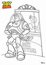 Buzz Coloring Lightyear Story Toy Pages Character Printable Bubakids sketch template
