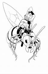 Antman Ant sketch template