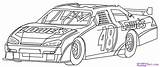 Coloring Nascar Pages Printable Children Print sketch template