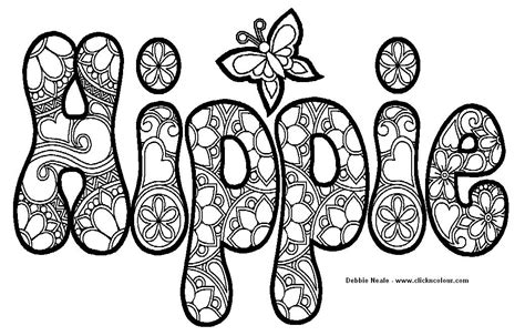 cool hippie coloring pages coloring home