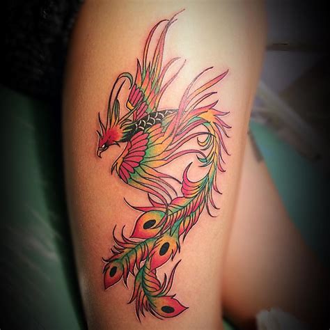 phoenix tattoo designs meanings mysterious bird