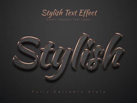 stylish psd text style effect  zahid hossain alif  dribbble