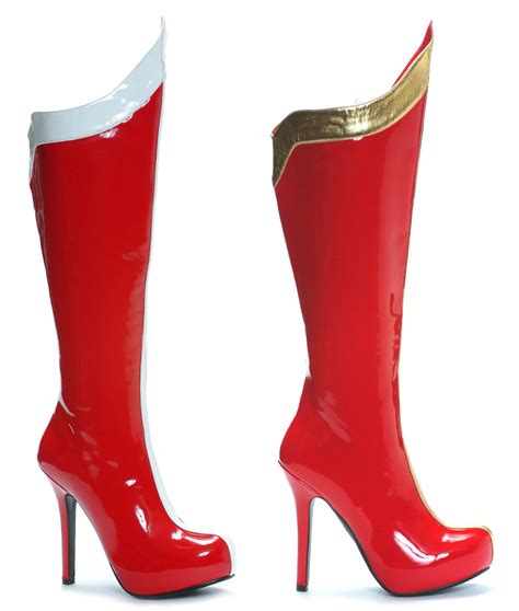 5 5 stiletto heel knee high wonderwoman boots