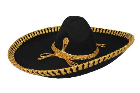 Adult Mexican Mariachi Hat Sombrero Charro Cinco De Mayo