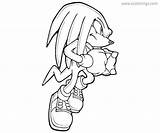 Knuckles Coloring Running Drawing Echidna Pages Draw Printable Xcolorings Getdrawings 32k 600px 500px Resolution Info Type  Size Jpeg Drawings sketch template