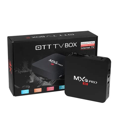 mxq pro  bit quad core  smart tv box gb ram gb rom android  nougat kodi