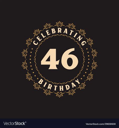 birthday celebration  card  vector image
