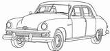 Coloring Car Old Expensive sketch template