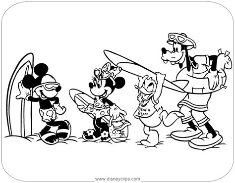 mickey mouse friends coloring pages disneys world  wonders