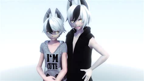 mmd wolf boys chained  dl youtube