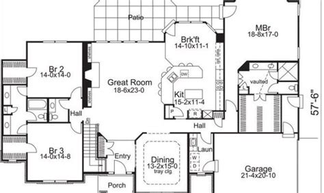 ranch house plan alp chatham design group plans house plans cottage floor plans traditional
