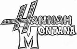Montana Hannah Coloring Pages Logo Miley Cyrus Colouring Printable New3 Greatest Color sketch template