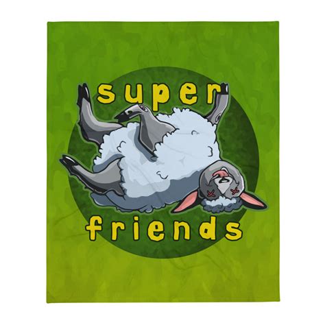 green super friendly logo  friendliness blanket super friends gaming