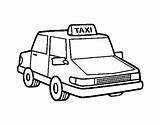 Taxi Coloring Urban Coloringcrew sketch template