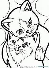 Ausmalbilder Katzen Malvorlagen Katze Ausdrucken Ausmalbild Drucken Vorlagen Erwachsene Hunde Aumalbilder sketch template