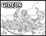 Coloring Bible Pages Gideon Heroes School Moses Sunday Kids Activities Jephthah Judges Vbs Great Homeschool These Preschool Crafts Sellfy Sheets sketch template