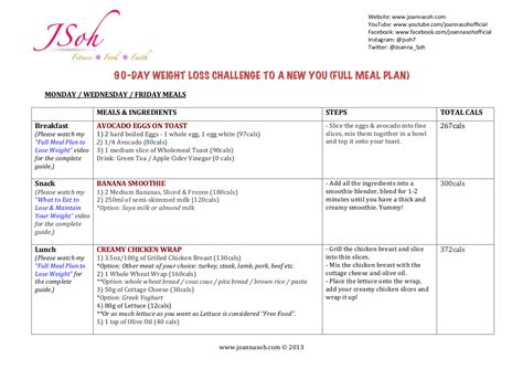 7 90 Day Weight Loss Plan Examples Pdf Examples