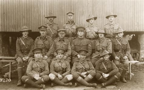 Photograph Australian Servicemen Group 3rd Division 1st A I F