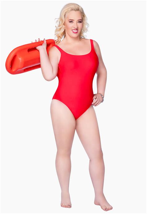 mama june shannon shows off weight loss in iconic baywatch swimsuit