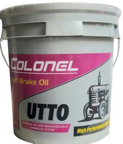 tractor utto colonel wet brake oil liquid unit pack size  liter  rs bucket  indore