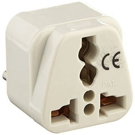 vct vp  universal usa  israel plug adapter converts plugs   country  grounded