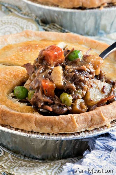 individual beef pot pies  family feast