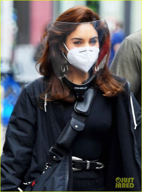 Full Sized Photo Of Vanessa Hudgens Stays Safe Filming New Movie In Nyc