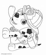 Paw Patrol Coloring Pages Marshall Book Printable Print Little Look Other sketch template