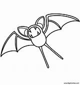 Zubat Coloring Pages Pokemon Kids Print Color Characters Getcolorings Printable Pokémon sketch template