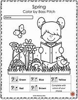 Coloring Music Spring Theory Piano Worksheets Pages Dynamics Color Sheets Kids Symbols Notes Pitch Middle School Choose Board Template Activities sketch template