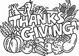 Thanksgiving Coloring Pages Fall Kids Getcolorings sketch template