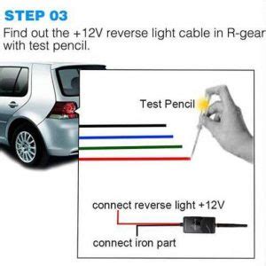 backup rear view camera wiring installation guide reverse diy car blog
